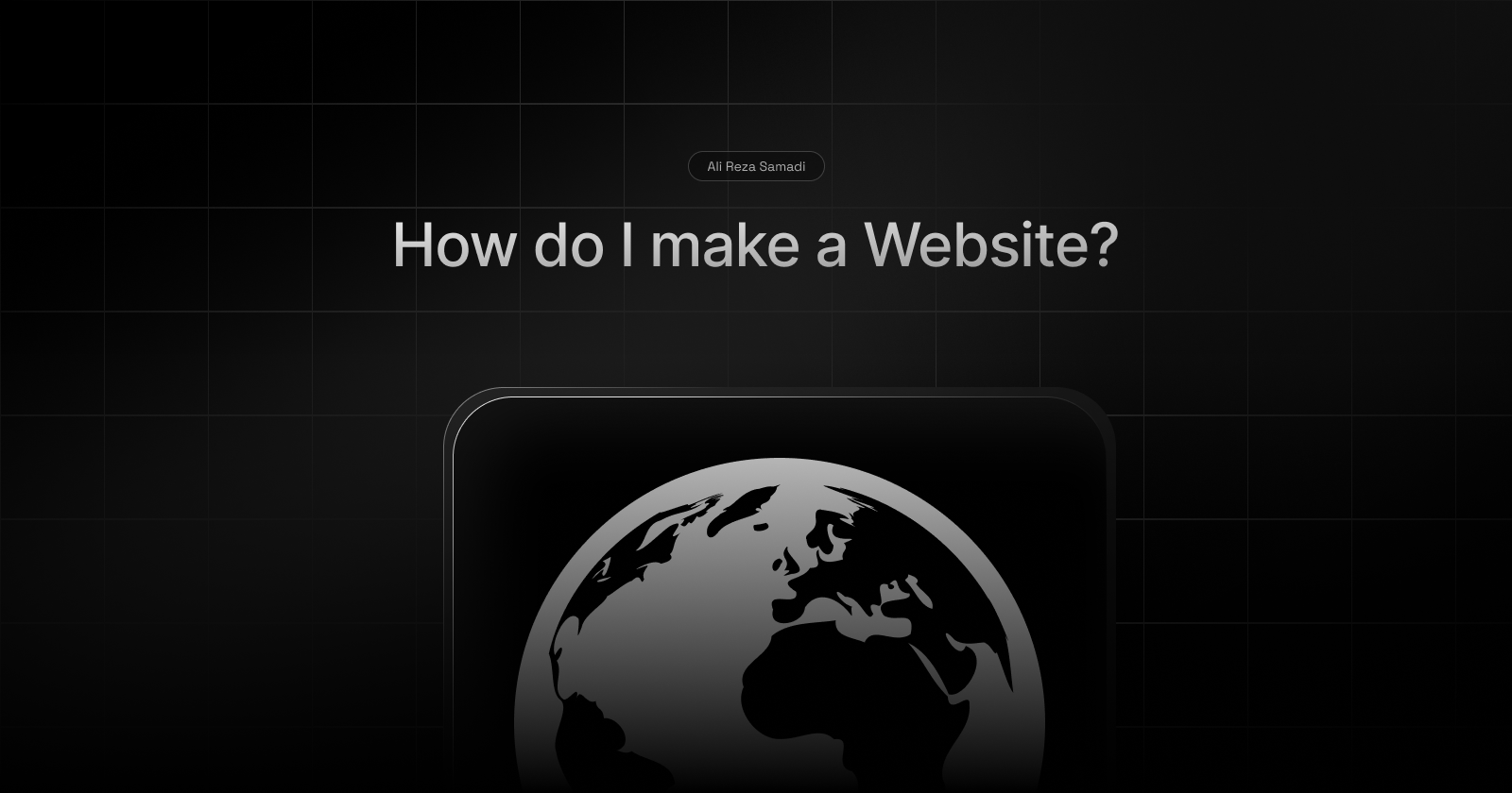 How do I make a Website?